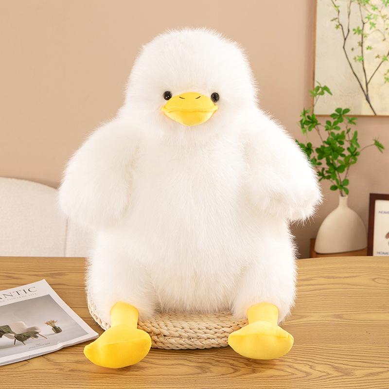 Jucărie de pluș rață Dun Dun nouă Rață prăjită Păpușă drăguță Păpușă pentru copii Pernă de dormit
