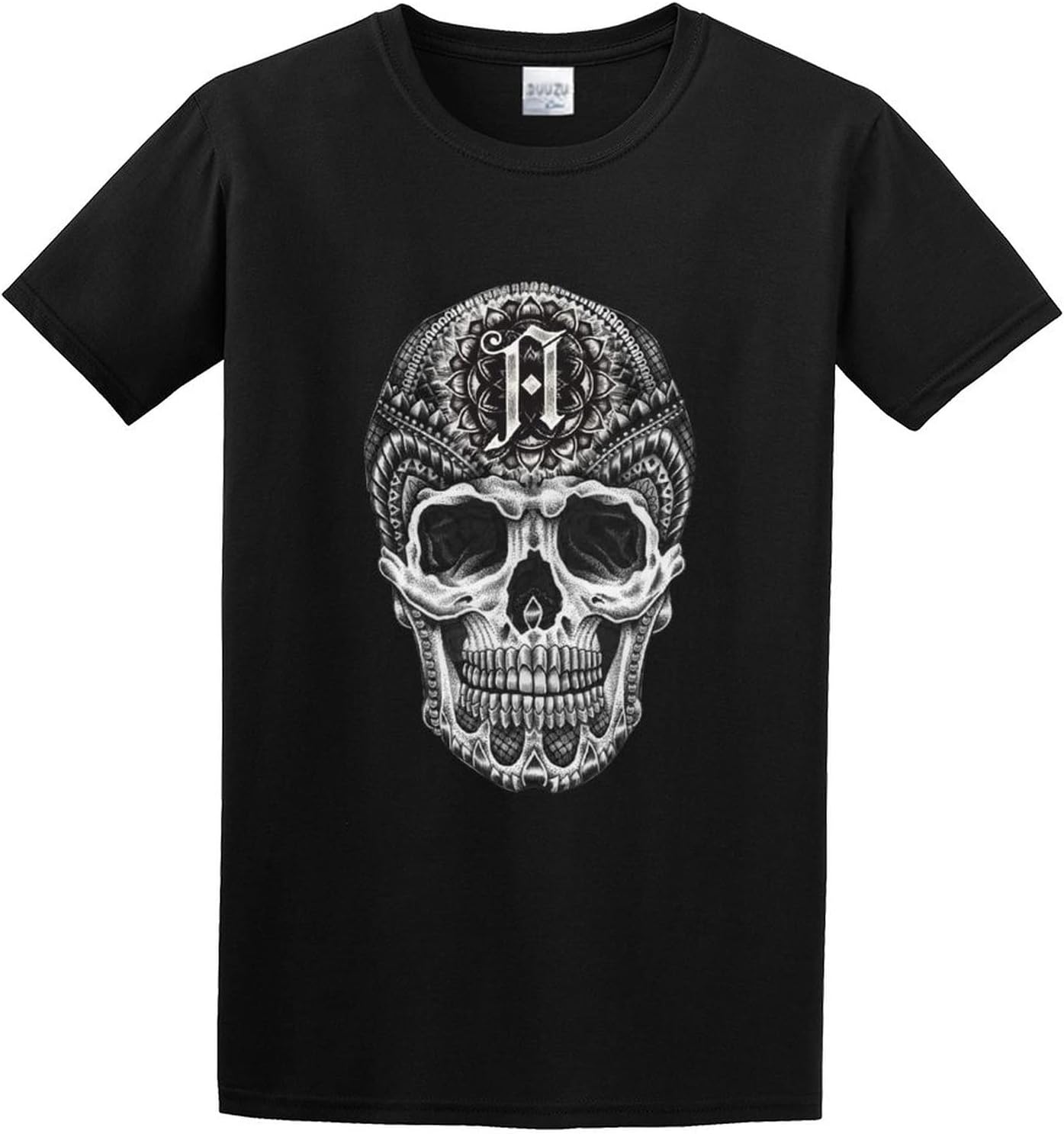 Unisex T-Shirt Architects Band Skull Metalcore Black L
