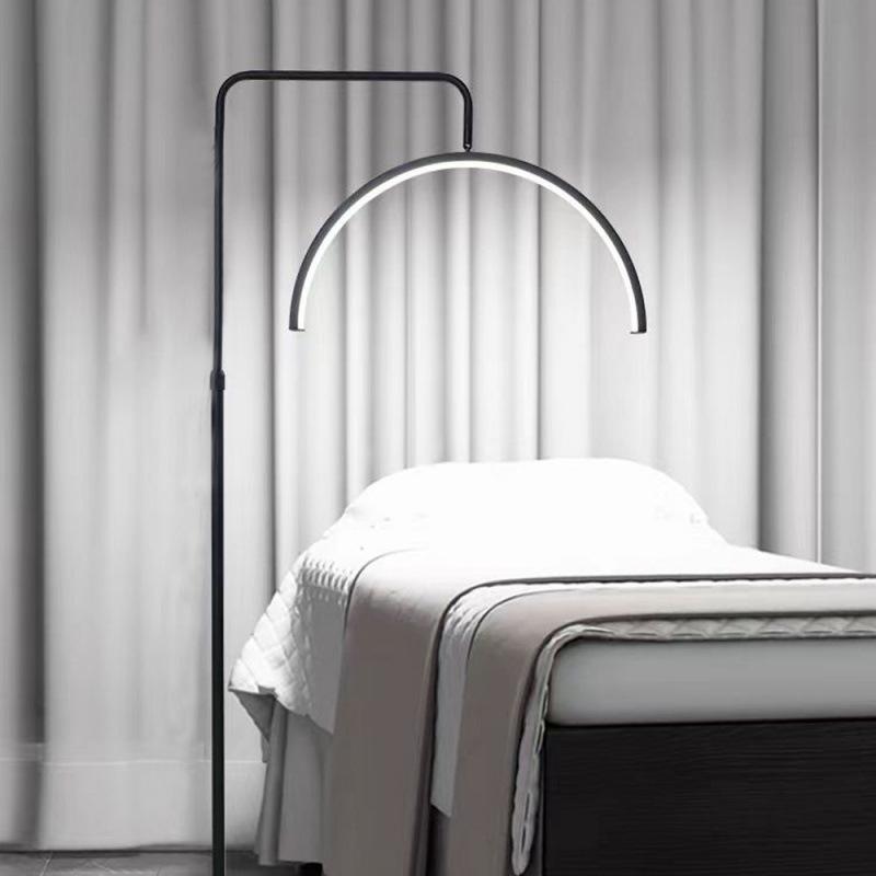 

U-образная светодиодная напольная лампа для наращивания ресниц, нейл-арта и татуировки – Защита глаз и бестеневое увеличительное освещение Single White Light