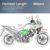 3 Lens Motorcycle LED Spotlight Dual Color Hi/Low Beam Fog Lamps for Car Trucks SUV UTV 12V 24V Lens led Headlight Driving Light