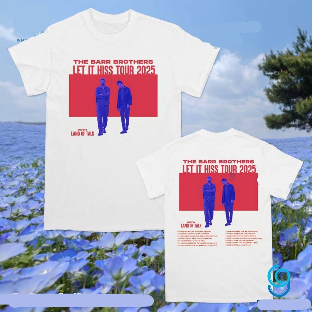 The Barr Brothers Let It Hiss Tour 2026 Unisex T-shirt All Size S-3XL S