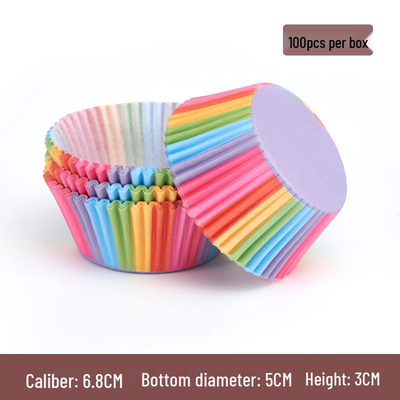 Snowy Niang Oilproof Cartoon Cake Cups - Cupcake Liners & Butter Paper for Baking