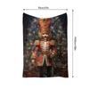 Tuniu Nutcracker Christmas Blanket Winter Sofa Bed Throw Decorative Warm Gift