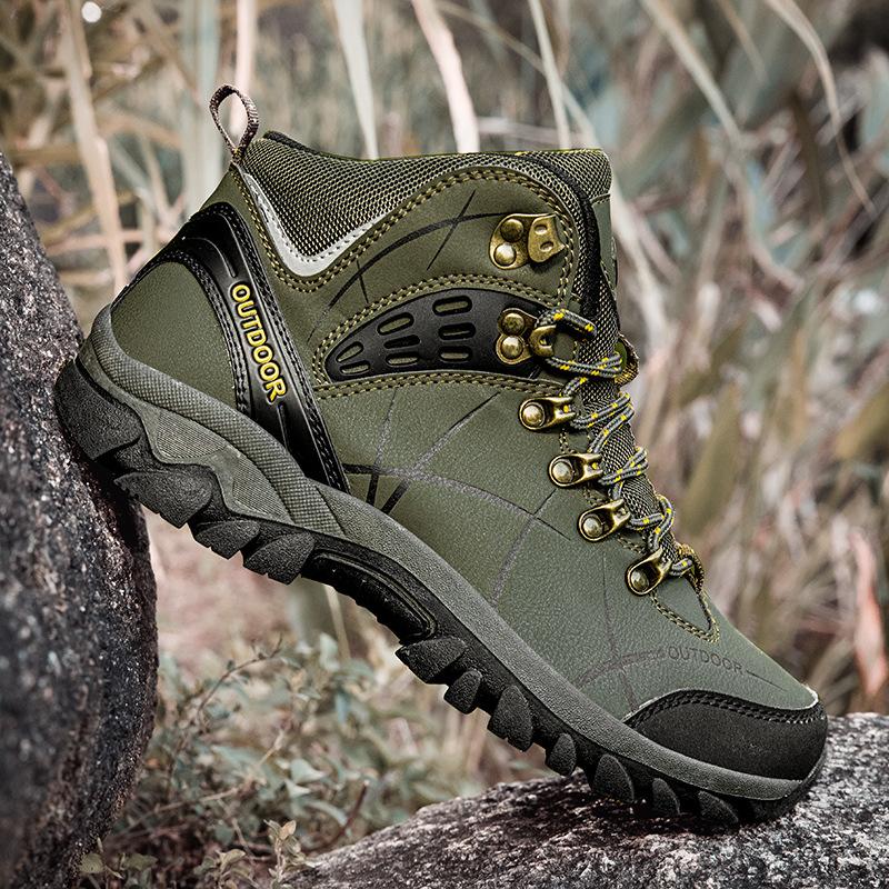 2025 new couple casual and comfortable non-slip mountaineering shoes lightweight and wear-resistant couple shoes