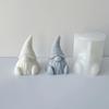 3D Dwarf Scented Candle Silicone Mold DIY Epoxy Resin Plaster Gnome Ornament Mould Handmade Soap Candle Making Supplies