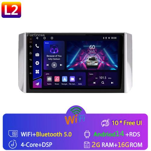 

Fortress для Mitsubishi Xpander 2017 - 2020 Автомобильное радио Carplay GPS навигация стерео Android Auto экран без 2din 5G WiFi DVD Cam