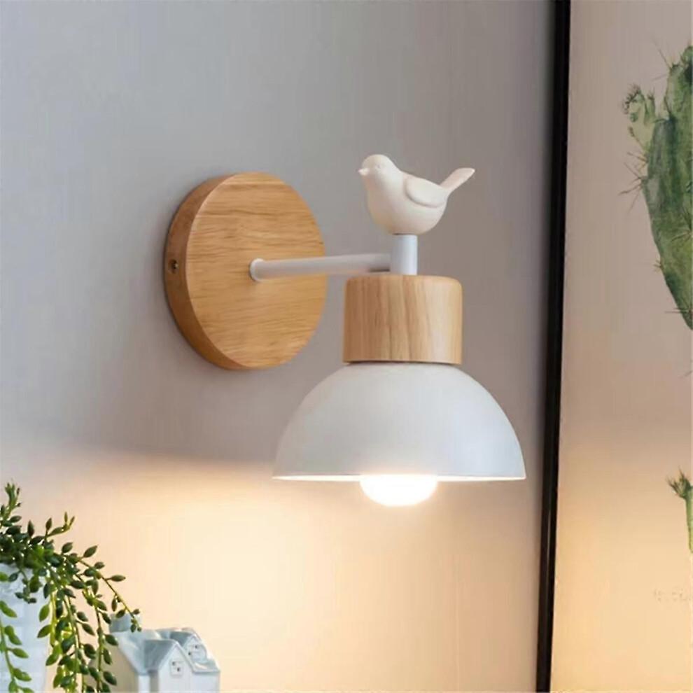 Nordic Style Wood Wall Lamp: Perfect for Living Room, Bedroom, Study, Kid's Room & Hallway Decoration