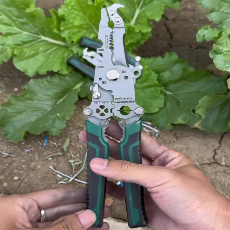 Wire Stripper Pliers Cable Crimper Cutter Pliers Multi-Function Electrical Tool For Circuit Installation Home Maintenance brazil