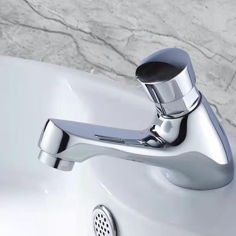 TLXT Brass Press-Type Single Cold Basin Faucet