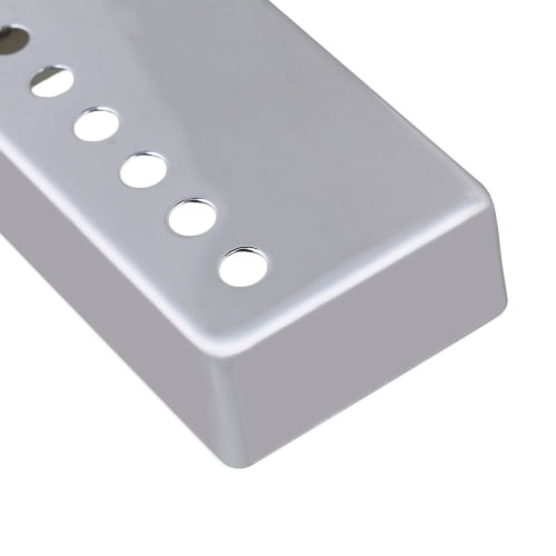 Yibuy Set of 2 Chrome Humbucker Pickup Covers for 50/52mm Guitar