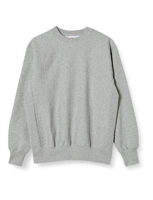 United Athle Rundhals 12oz Mischgröße L Größe Sweatshirt, Hartholz, Grau, (Japan L)