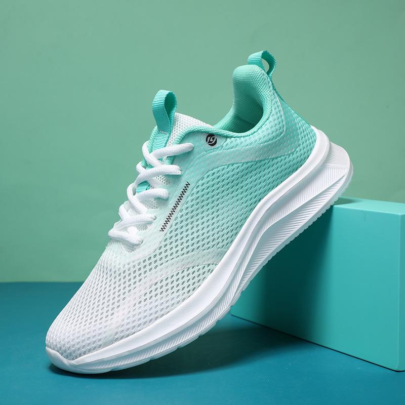 Teen sports shoes children's summer single mesh thin mesh shoes breathable running shoes male students lightweight running shoes