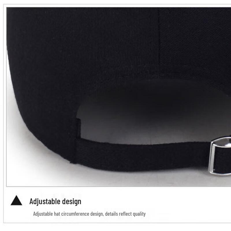 ZHENYUEQI Unisex Trendy Plain Baseball Cap with Rings
