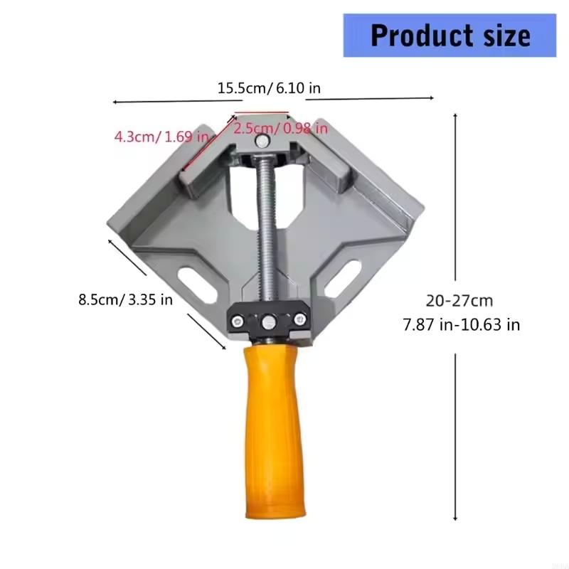 Right Angle Clamp 90 Degree Woodworking Right Angle Holder Glass Right Angle Holder Fast Welding Right Angle Clamps Intensifier