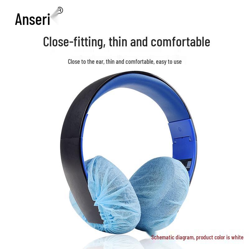 Ansell Disposable Non-woven Headphone Earcup Covers Bulk Pack белый