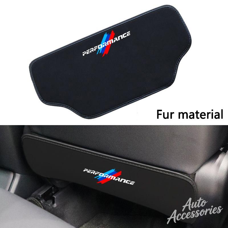 Suede Anti Kick Pad For BMW E28 E30 E36 E39 E46 E60 E64 E70 E71 E85 E87 E90 E83 F10 F20 F21 F30 E80 M3 Car Seat Back Protector sdbf49