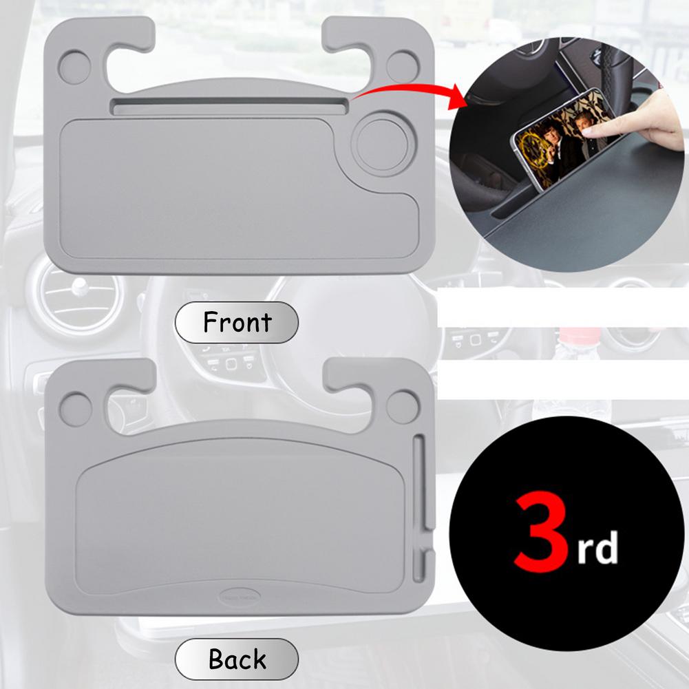 Adjustable Car Steering Wheel Table Board Laptop Computer Desk Mount Stand Eating Drinking Tray Holder For Auto Travel Driver