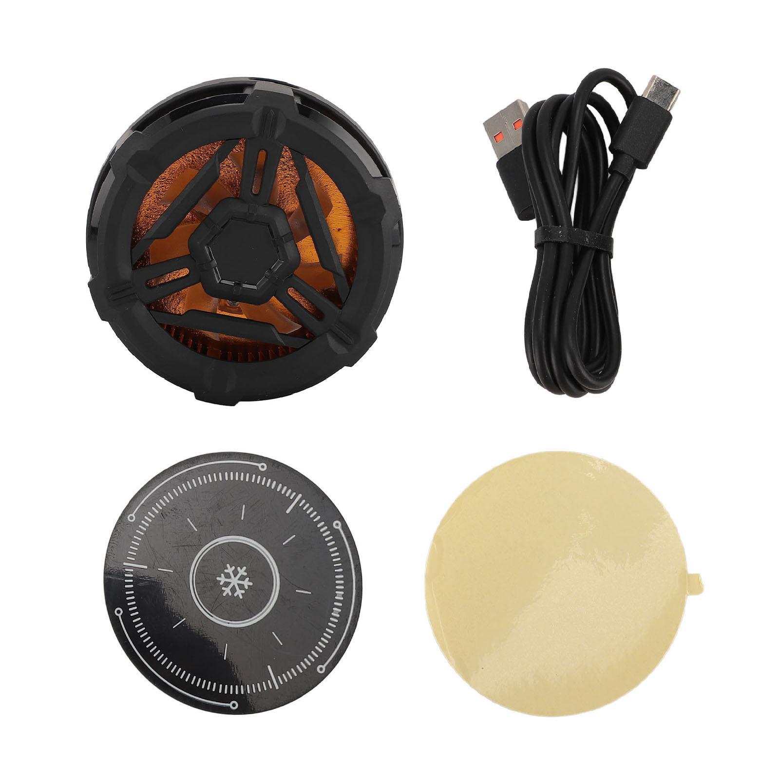 

Магнитный охладитель для телефона, портативный вентилятор для охлаждения радиатора мобильного телефона, 5500 об/мин, 15 Вт, пиковая температура в пустом состоянии 25 °C Black