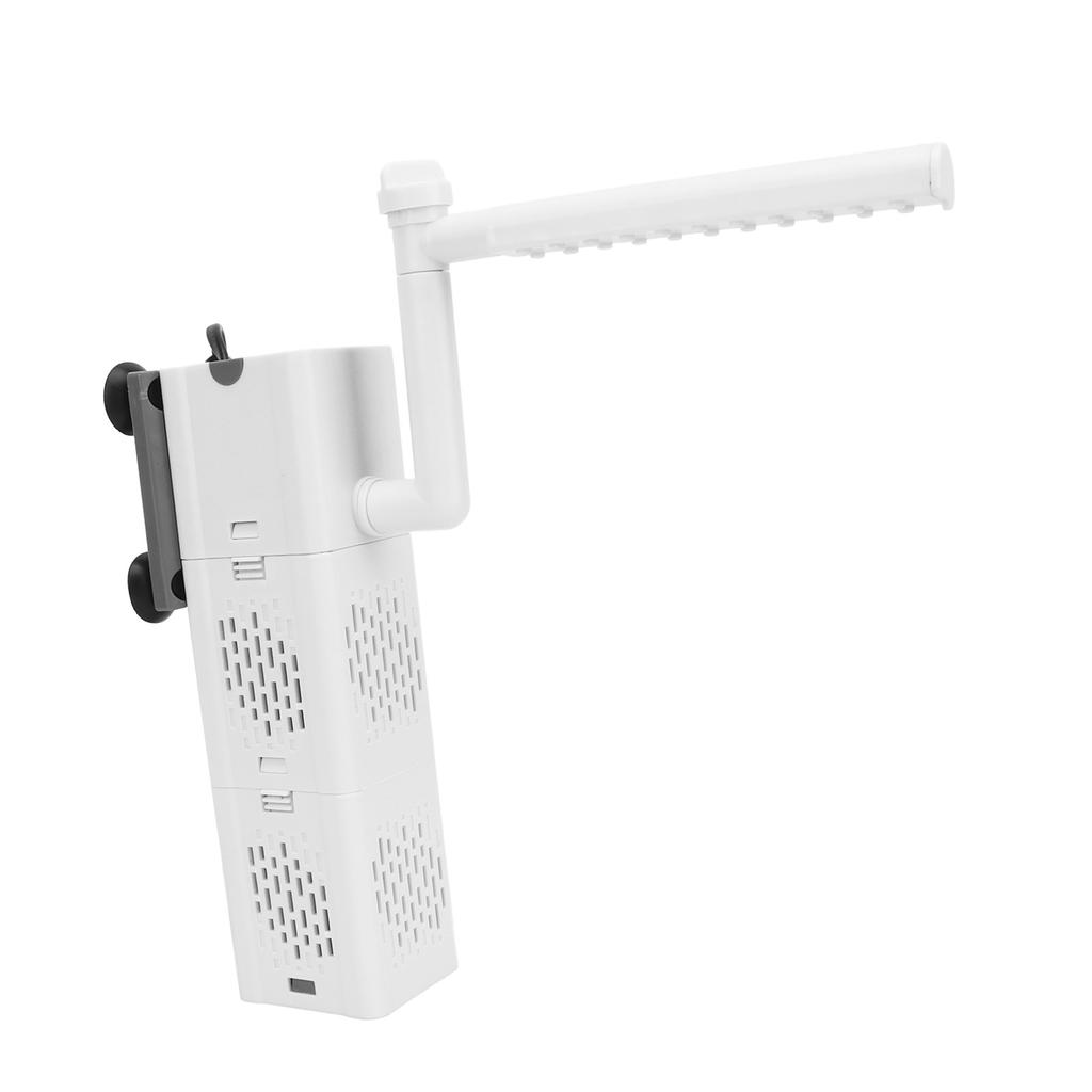 6W Aquarium Internal Filter Adjustable Oxygen Boosting Internal Recycle 500L/H Submersible Fish