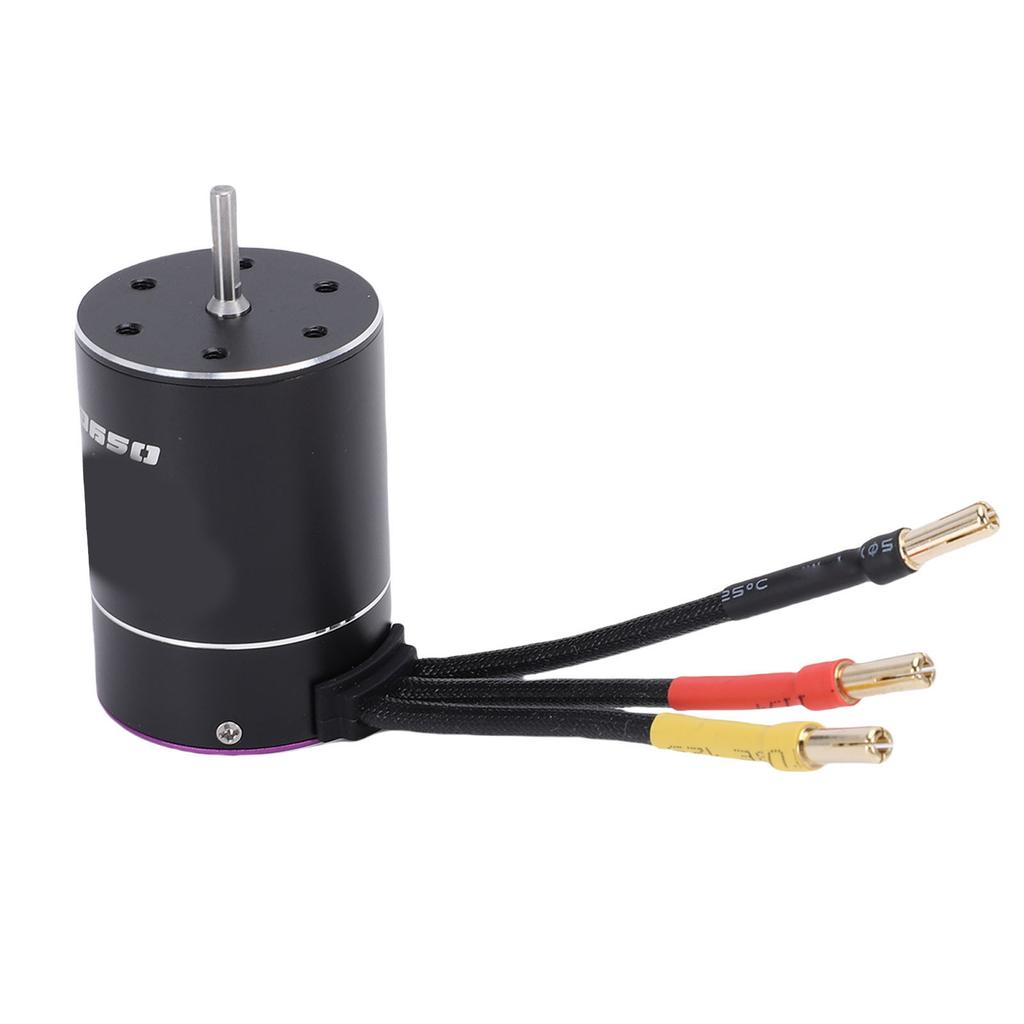 3650 4300KV Brushless Motor 3.17mm Shaft High Speed Motor for RC Car Boat Update Parts Purple Black