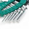 SATA 09112 10-Piece Extended Ball-End Hex Key Wrench Set