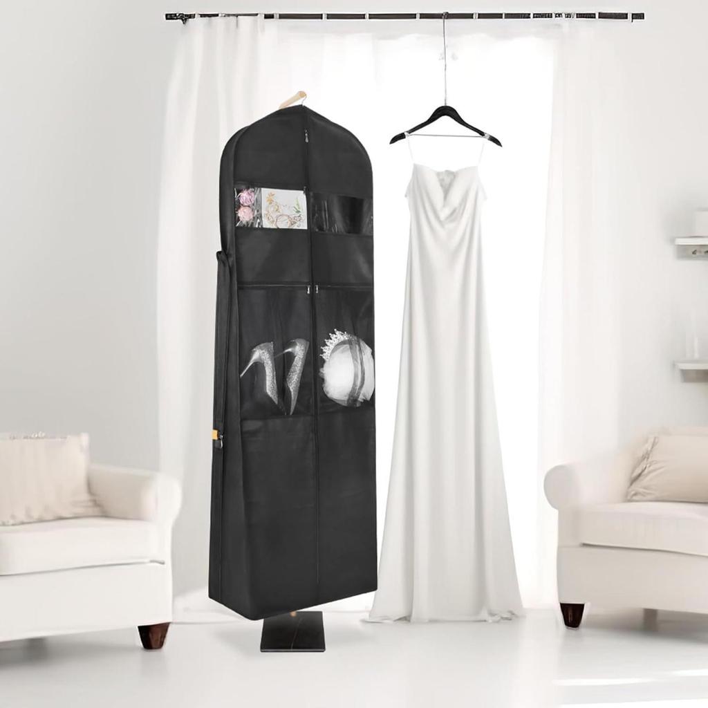 Wedding Dress Garment Bag Spacious for Closet Clutter Reduction