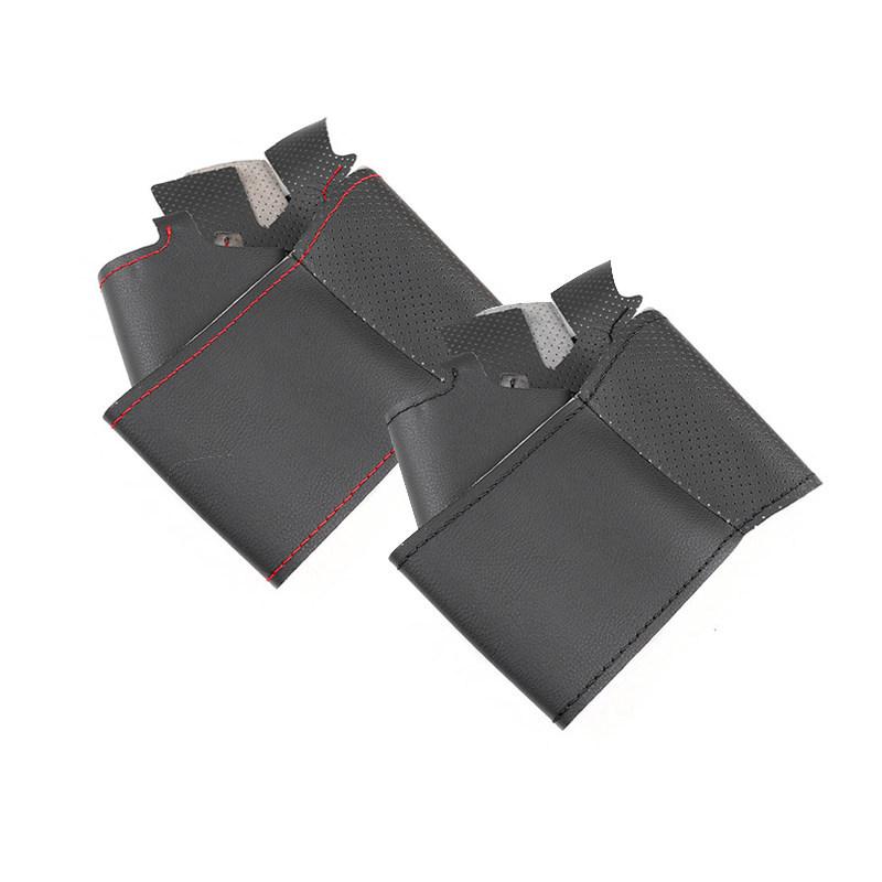 For Buick GL8 2006 2007 2008 2009 2010 2011 2012 2013 2014 Car Accessories Interior Steering Wheel Leather Cover Trim