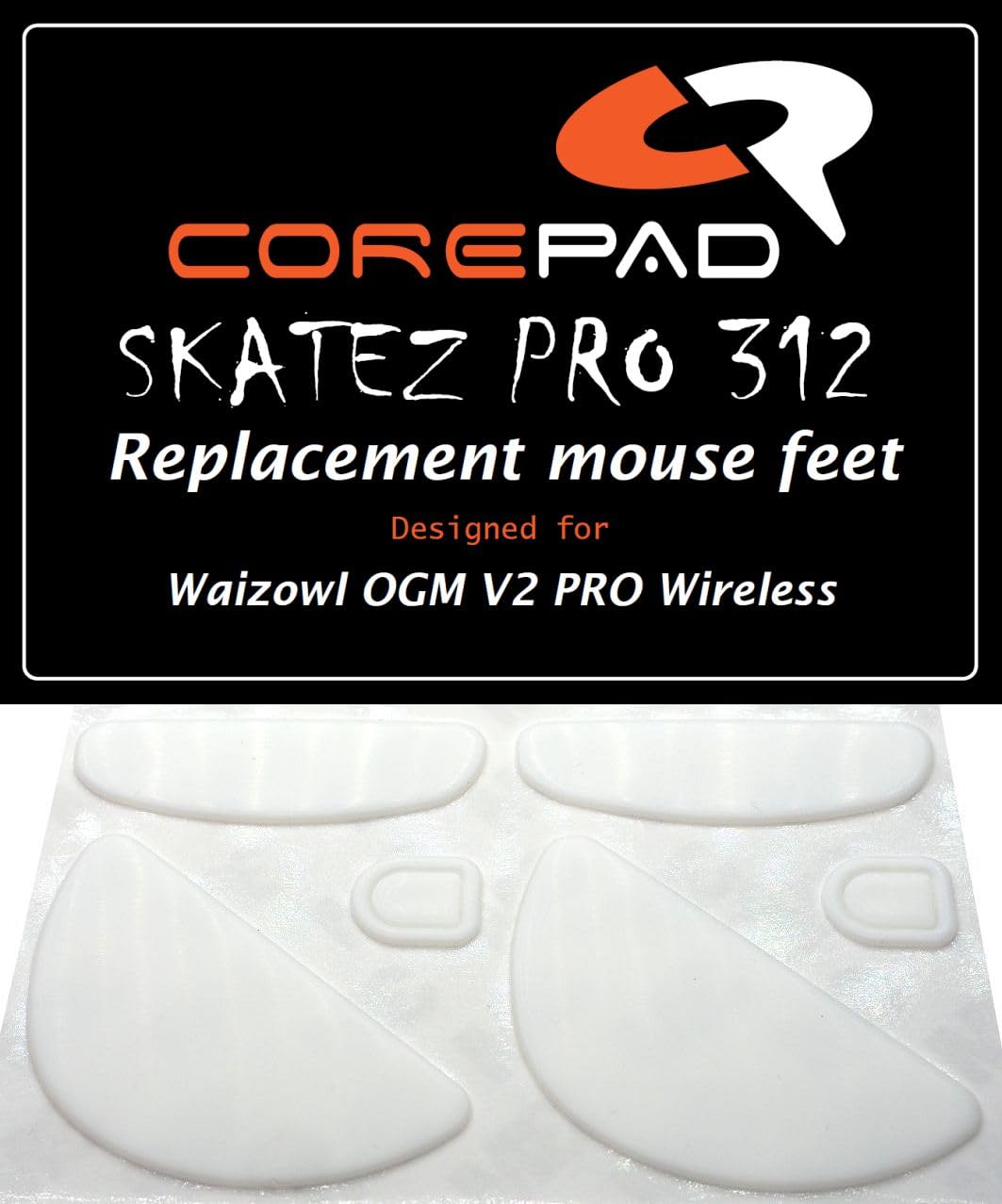 

Corepad Scatez PRO Waizowl OGM V2 PRO Wireless Mouse Sole 2set PTFE100% []
