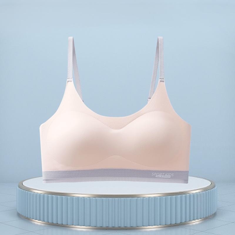 New Less Youth Development Period Junior High School Students Children Children's Small Vest Bra