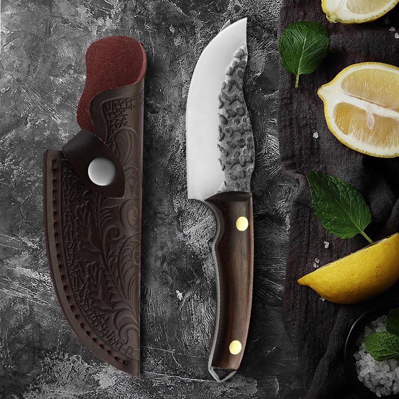 Handmade Stainless Steel Kitchen Boning Knife Fishing Knife Meat Cleaver Butcher Knife Chef Kitchen Knives