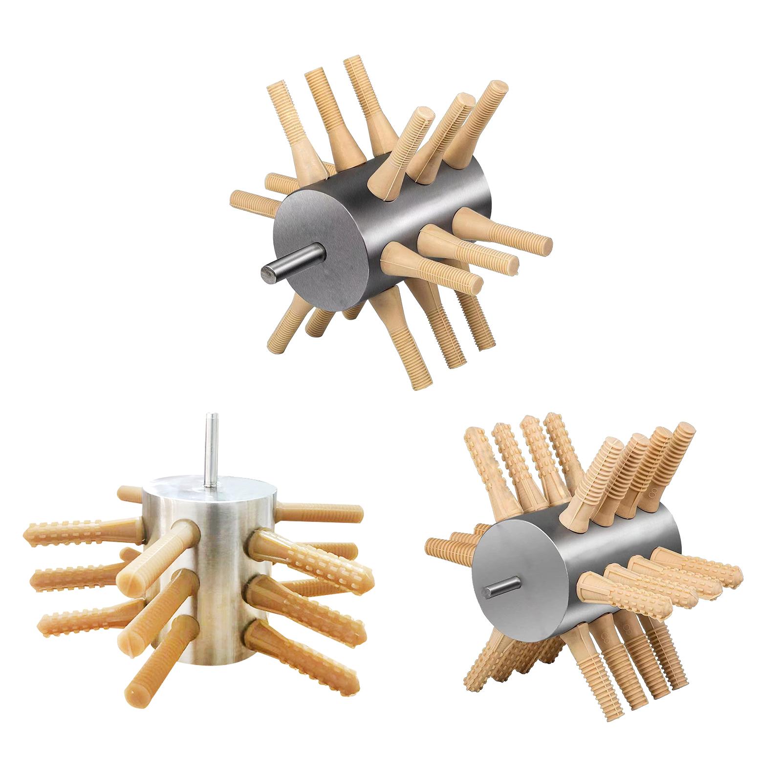 

Chicken Feather Plucker Machine Semi Automatic Poultry Plucker Stable Labor Saving for Poultry Chicken Guinea Fowl Turkey Pigeon 18 Fingers Small