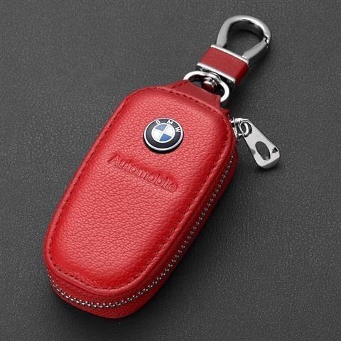 T15Leather For BMW M E34 E36 E60 E90 E46 E39 E70 F10 F30 X5 X6 M3 M5 M6 E71 F01 F02 F87 Car Key Bag Multifunction Organizer Wallet
