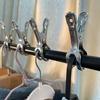 For Coat Pants Laundry Drying Hanger Washing Clothes Pins Clothes Pegs File Clip Sealing Clip