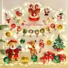 Christmas Party Balloon Decoration Set: Festive Backdrop & Kindergarten Team Building Atmosphere Decor
