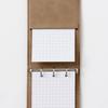 RHODIA Mini System Organizer 11mm Ring PU Synthetic Vive Gray 3-Ring (11x8cm, Diameter) Leather, (cf11ogz03-gy)