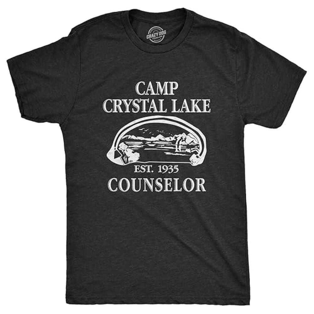 Mens T Shirt Camp Crystal Lake 1980 Vintage Camping Movie Tee XXXXL