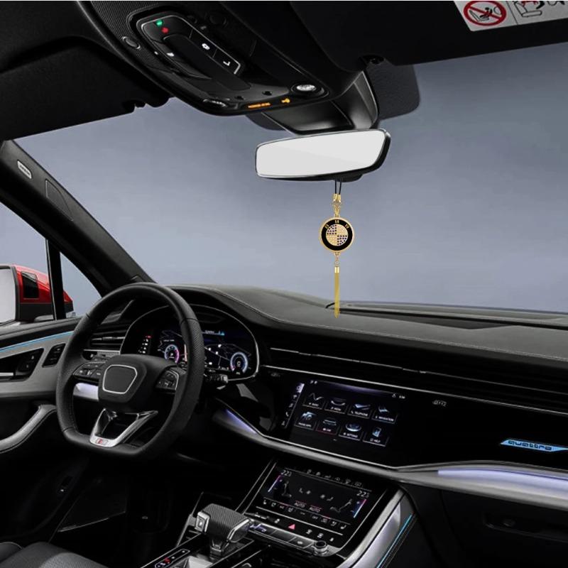 Colgante para Coche Colgante Interior de Automóvil Espejo Retrovisor Colgante de Encaje Metálico Para BMW E46 E90 E60 F30 E39 F10 E87 E92 Accesorios para Coche