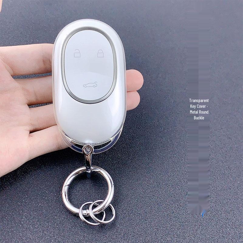 Transparente Smart Key Hülle für Nio ET7, ET5t, ES6, EC6, ES8 - Stilvolle Schutzschale für Damen & Herren