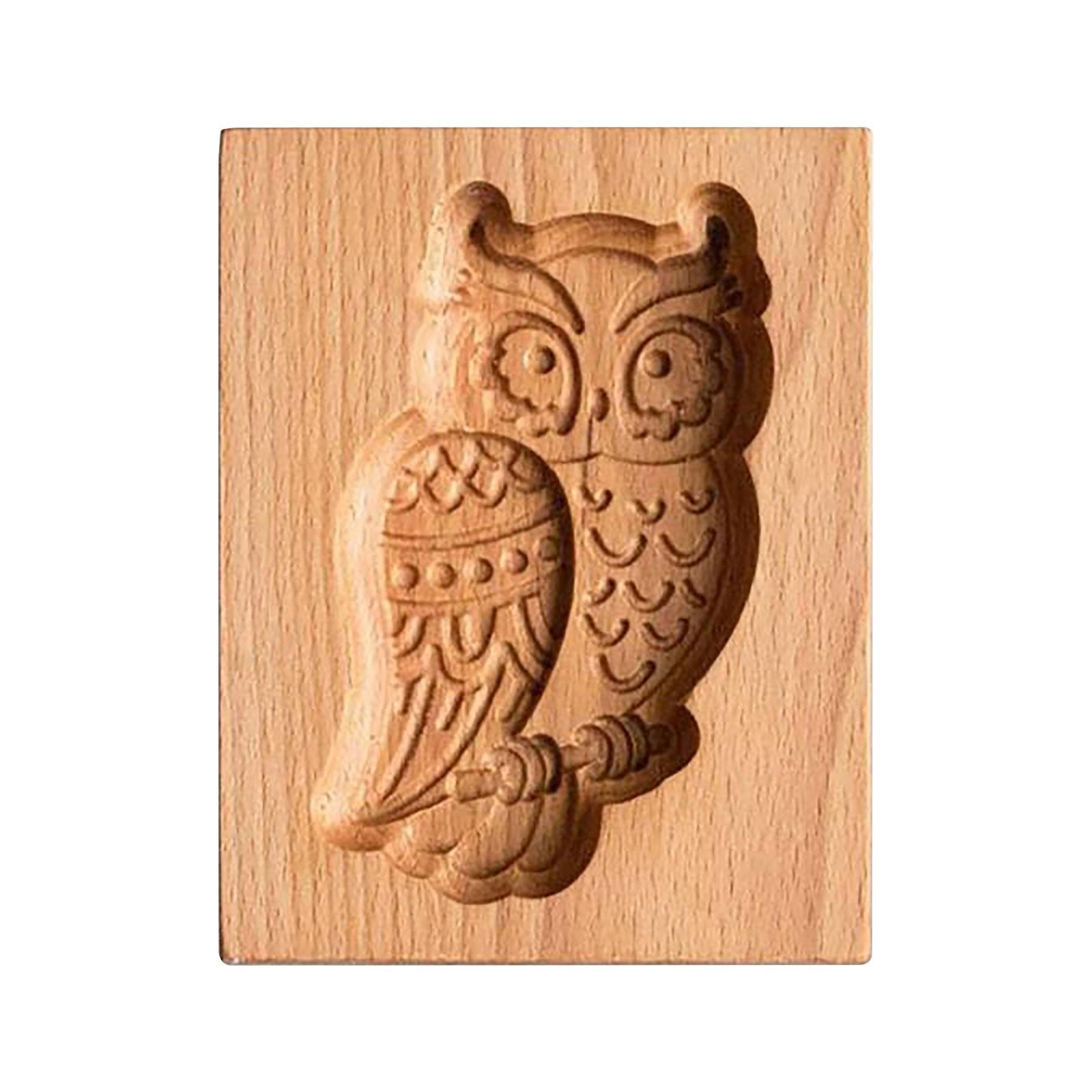 

Cookie Cutter Owl Funny Wooden Cookie Molds For Baking Rose Cookie Cutter
