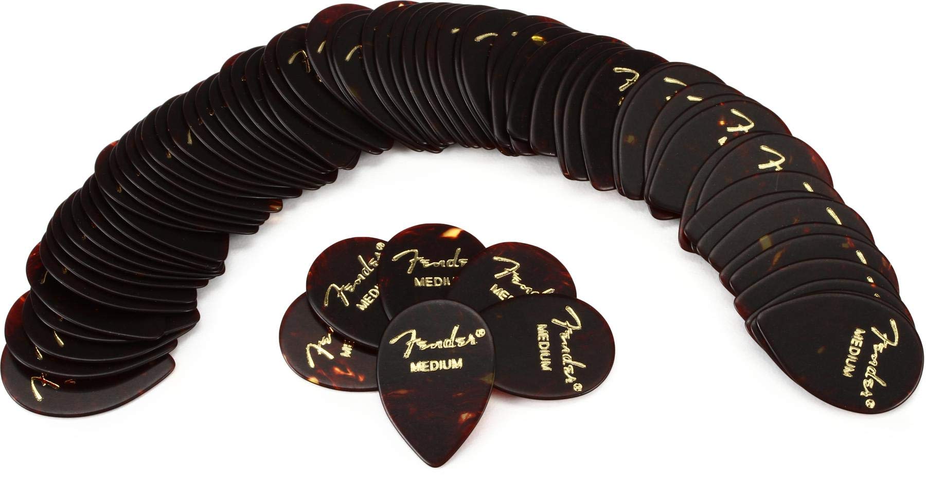 

Fender Pick 358 SHAPE CLASSIC CELLULOID PICKS 72 MEDIUM - COUNT,