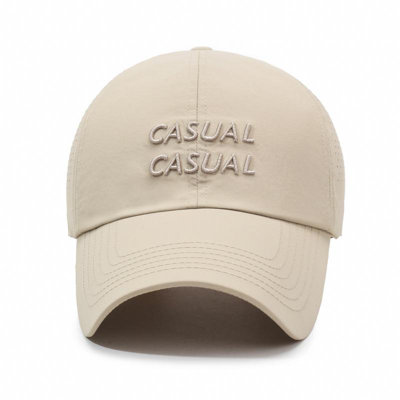 Spring Summer Quick-Drying Sunshade Baseball Cap Letters for Men Women Outdoor Sports Breathable Sunscreen Cap