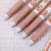 Lot de 5 stylos gel Capybara mignons, stylos effaçables bleus à séchage rapide, fournitures scolaires et de bureau, papeterie esthétique Kawaii