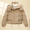 Fashion Women's Winter Jackets Hooded Casual Thick Short Parkas Female Warm Coat