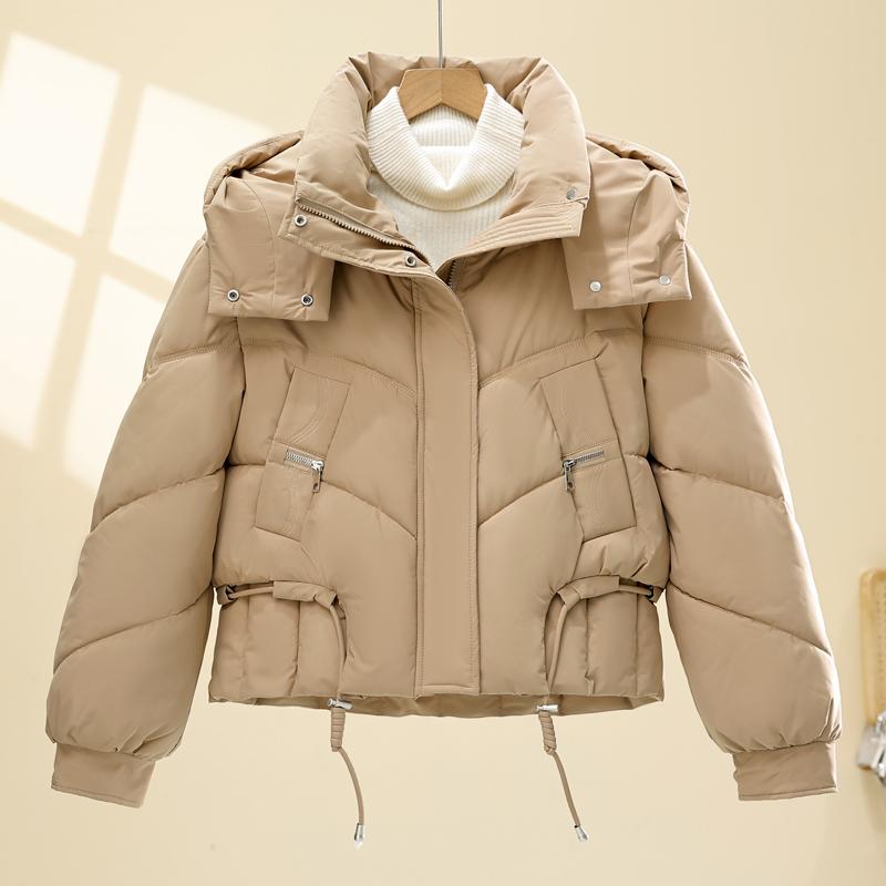 Fashion Women's Winter Jackets Hooded Casual Thick Short Parkas Female Warm Coat
