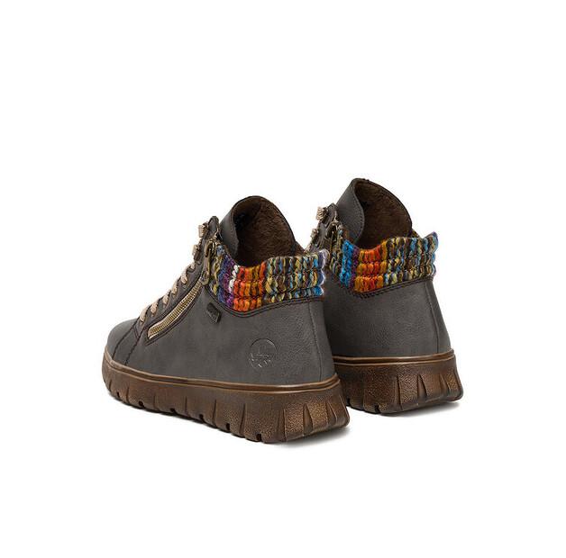 Rieker N1305-45 Grey Ankle Boots