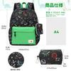 Mygreen Backpack for Kids, Boys, A4 Size, Lightweight, Kindergarten, Preschool, and School Entrance, Spaceship Pattern