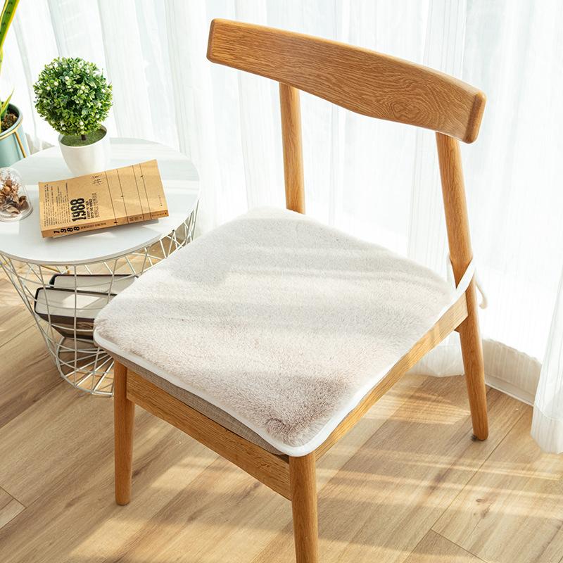 Thickened and Warmth In Winter Office Long-term Seating Chair Cushion Home Living Room Fart Pad Anti-slip Chair Cushion Winter