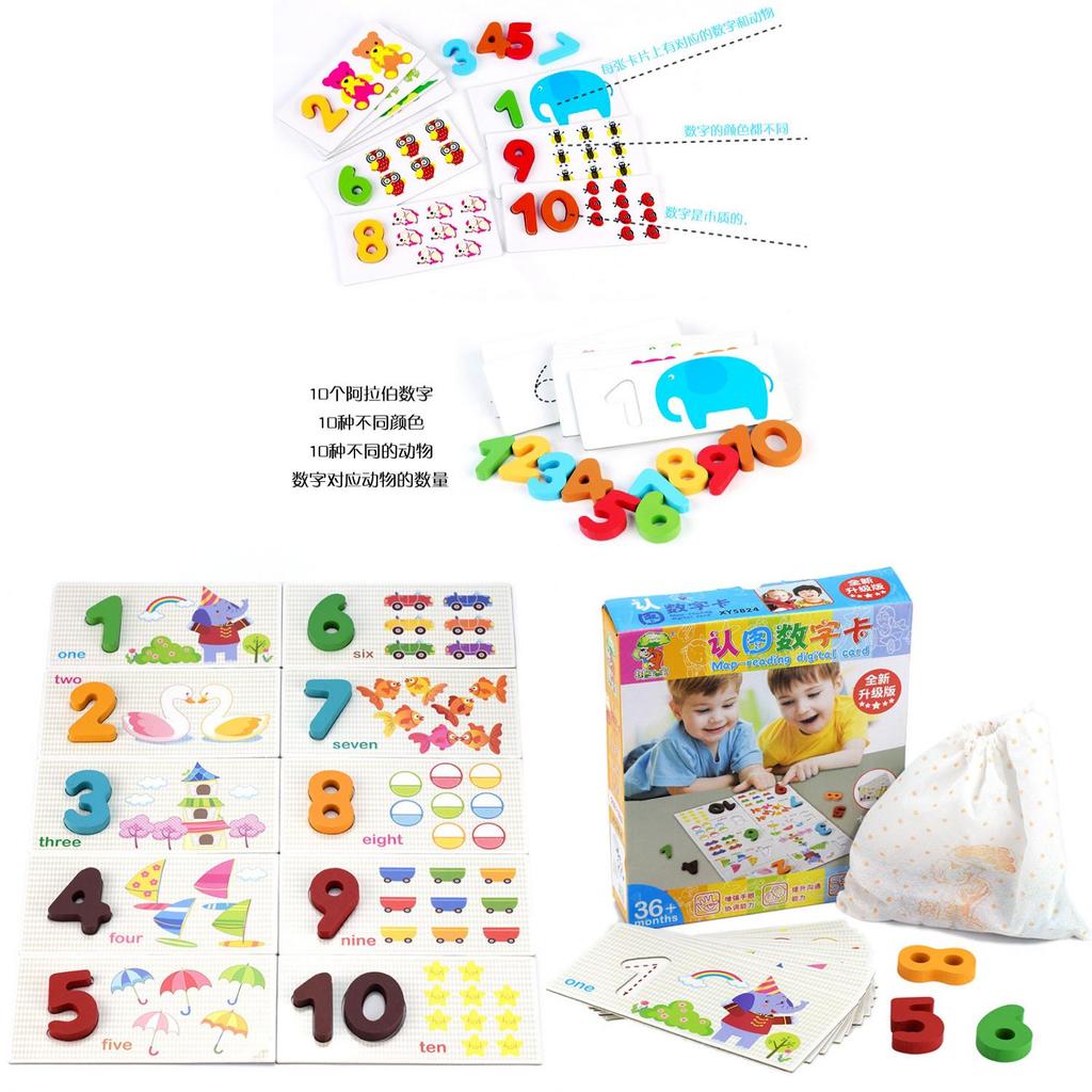 Wooden Number Puzzle Toy For Kids Educational Play With Montessori Learning For Early Development