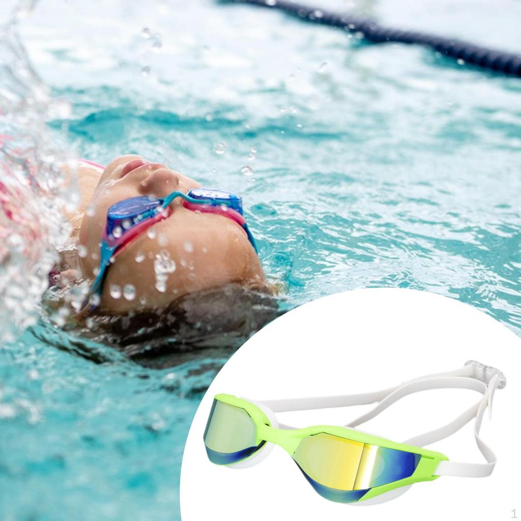 Swimming Goggles Anti Fog for Men Women Lightweight Swim Eyewear Water Sports Outdoor