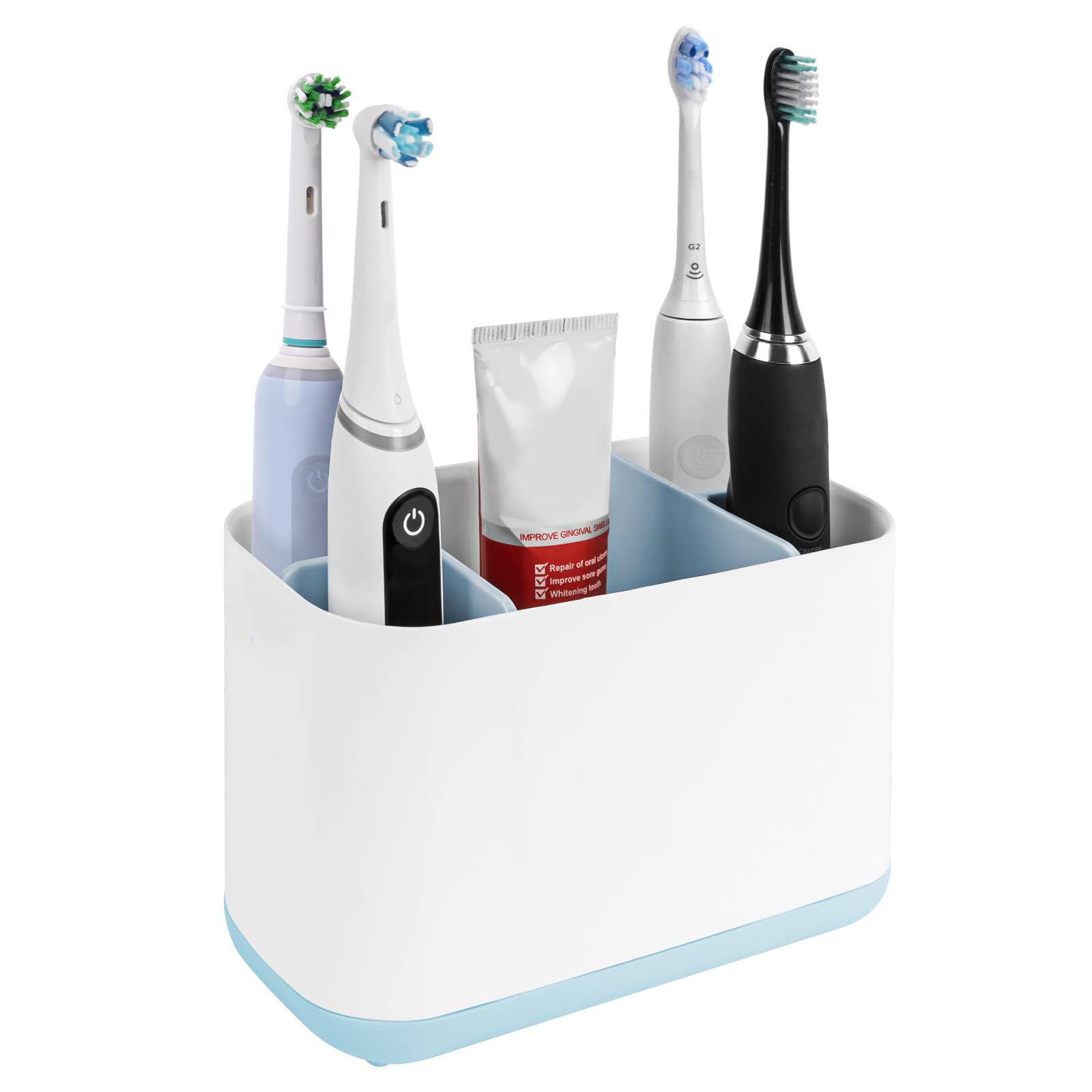 

Linkidea Electric Toothbrush Plastic Toothbrush Countertop Organizer for Electric Compatible with iO Series and Philip Sonicare ProtectiveClean